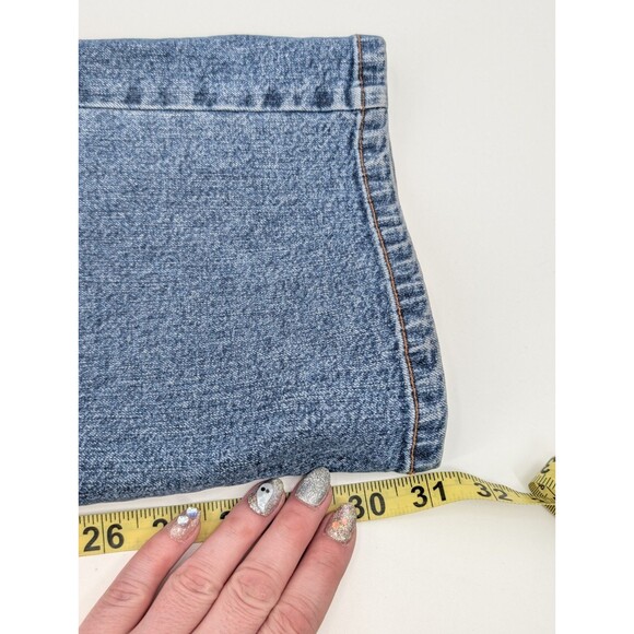 Calvin Klein Vtg Medium Wash Blue Mid Rise Straight Leg Jeans Size 10 31x31 - Picture 11 of 11